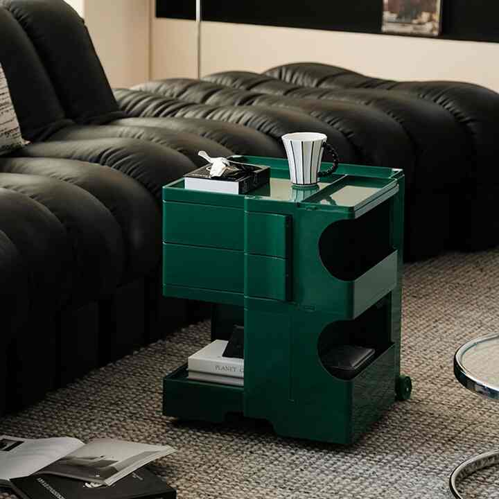 Moby 移動式 2段 キャビネットワゴン［11色・6サイズ］