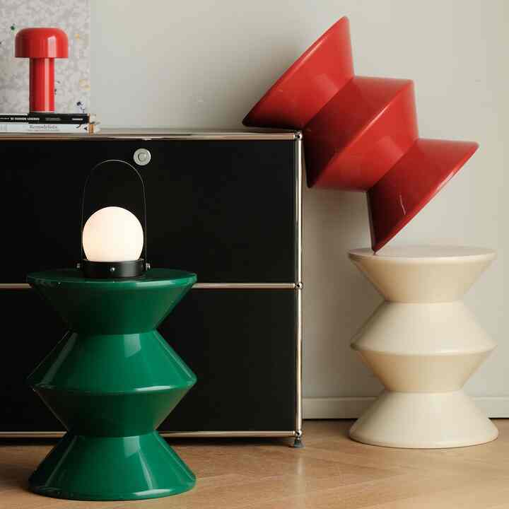 砂時計型 スツール［5色・2サイズ］