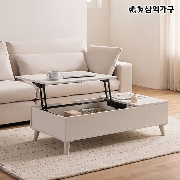 SAMICK FURNITURE FORTE リフトアップテーブル［3色］ グレー ブラック