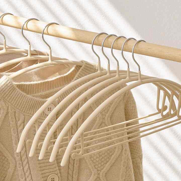 型崩れ防止 ハンガー キャメル 30P