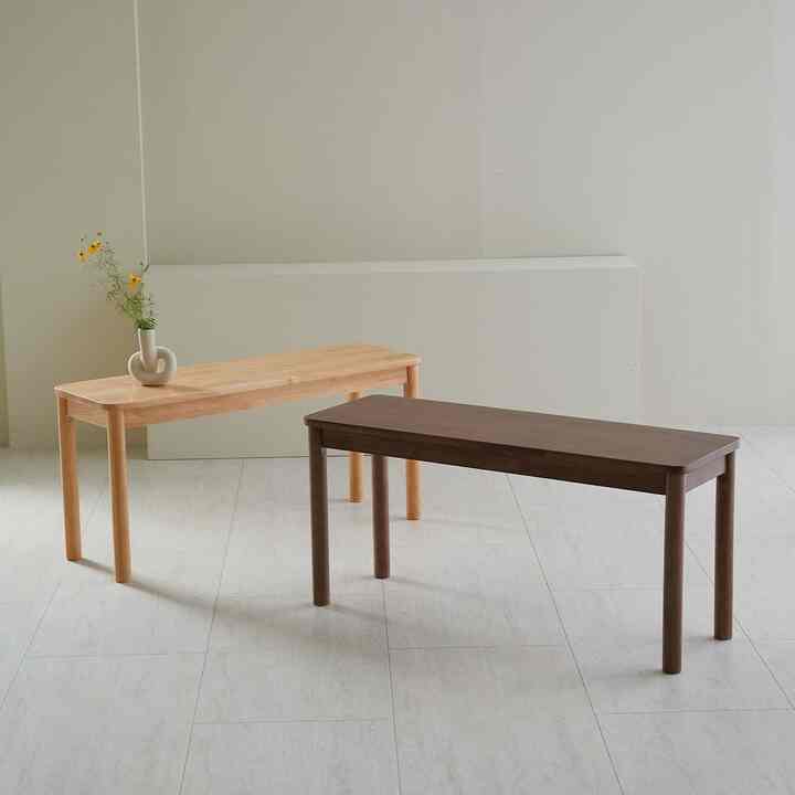 Rubin ウッド ベンチ［2色・2サイズ］