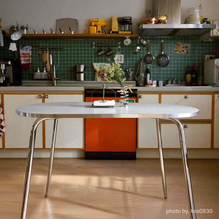 OFFSET 楕円形 テーブル［3サイズ］