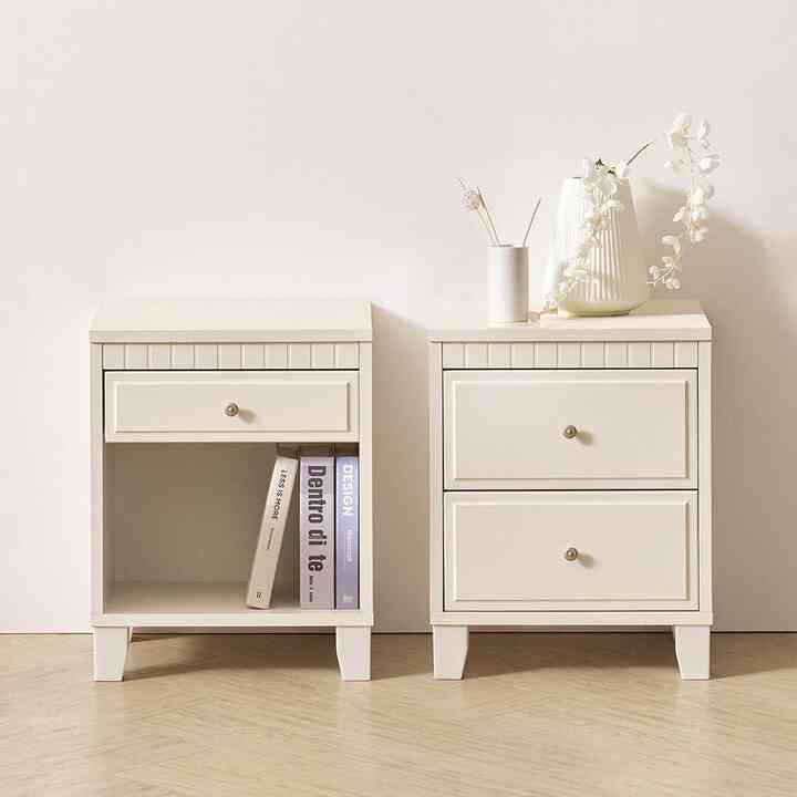 Michae サイドテーブル 収納付き［2種］