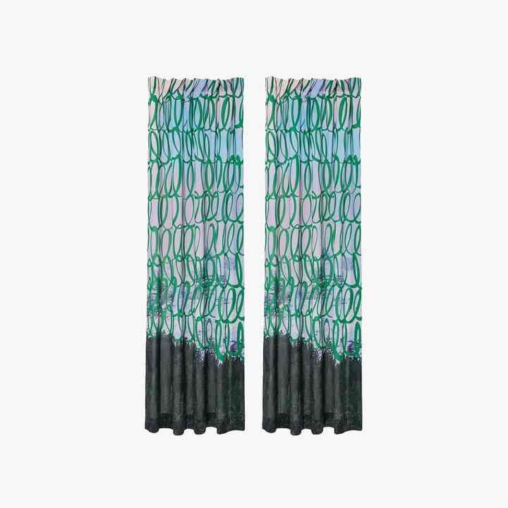 CURLY GENTLE BREEZE ソフトシフォンカーテン