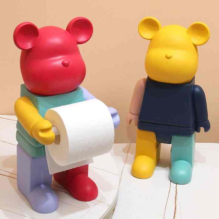 TEDDY BEAR トイレットペーパーホルダー[4色]