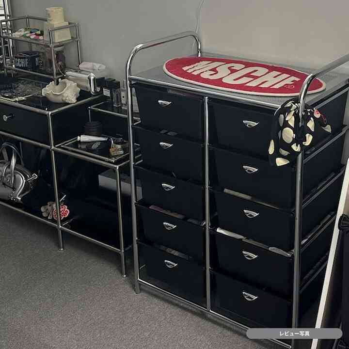 ミッドセンチュリーモダン ワゴン 5段［2種・2色］