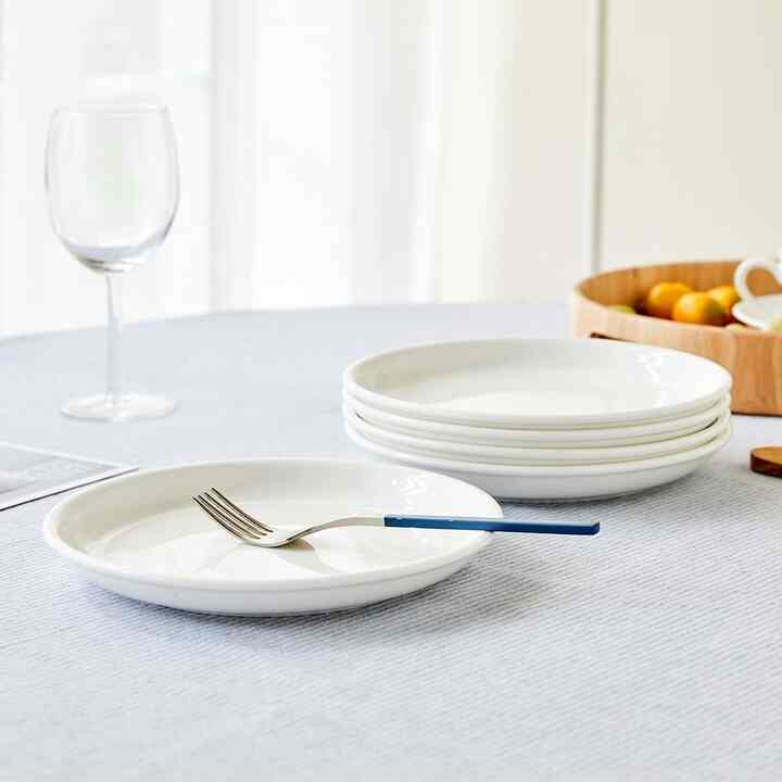 ON ラウンドプレート 5点セット ホワイト