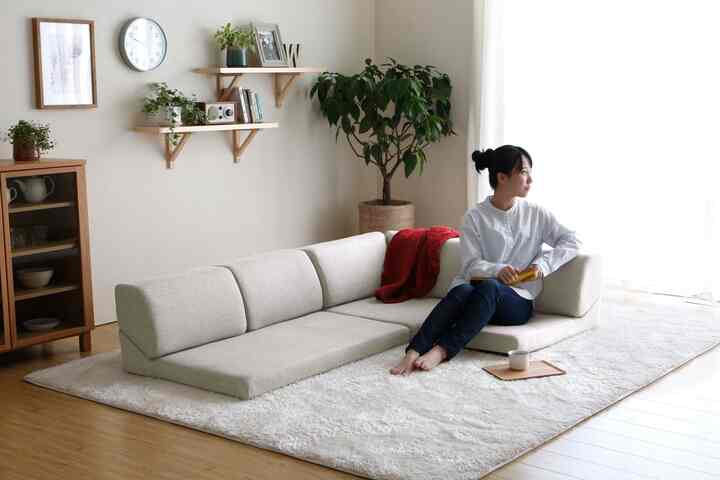 Lily モジュール 座椅子ソファ［5色］