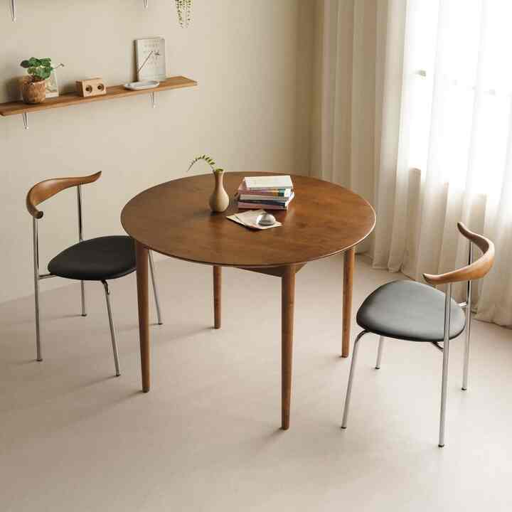 Latte 円形テーブル 100cm［2種・2色］