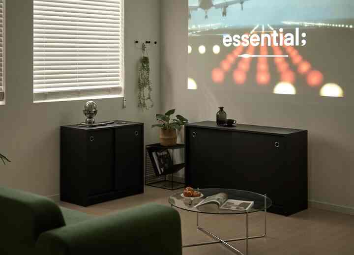 About スライディング収納キャビネット[3色・2サイズ]