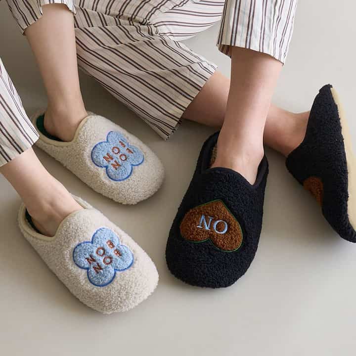 BWTZ SMILE BEAR ボア ルームシューズ［2色・2サイズ］