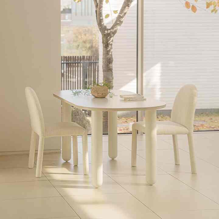 Lait セラミック テーブル［2色・2種・3サイズ］