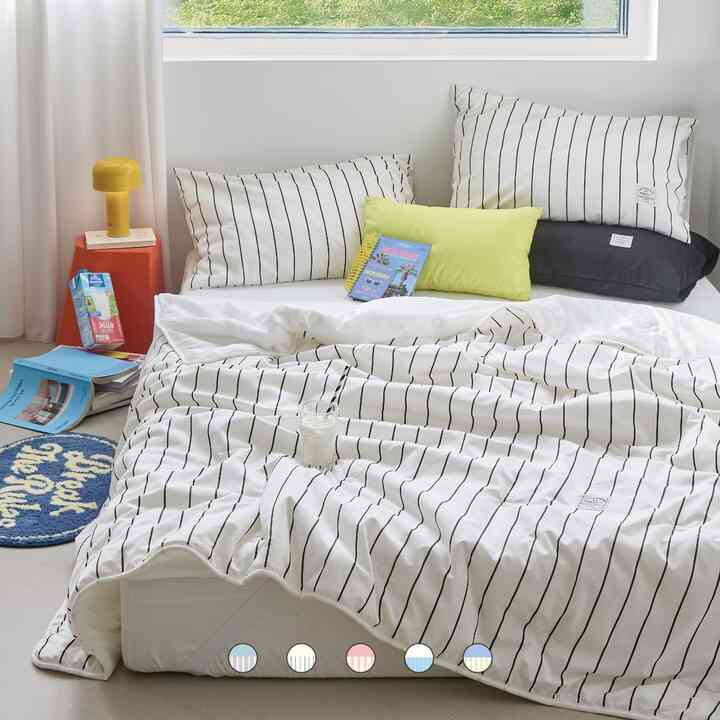 YOUR MATE 夏用 冷感 カバーのいらない布団セット［5色・2サイズ］