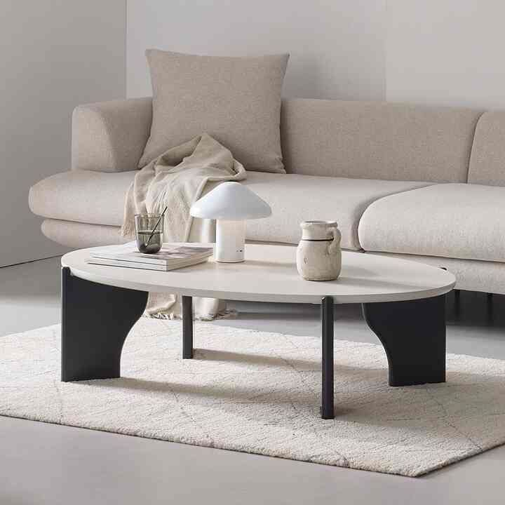 Arc 楕円形 ローテーブル 1200