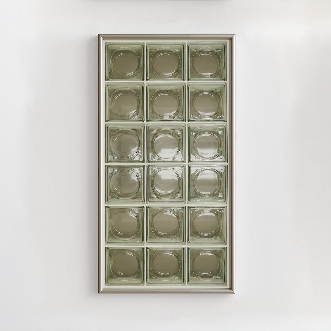 ACID LOW ポスター フレーム付き Glass Block Alpha Type 42x84.1cm［2