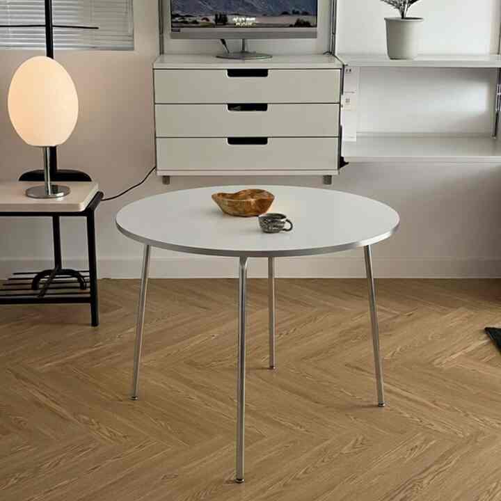 Aube ラウンドテーブル［3色・2サイズ］