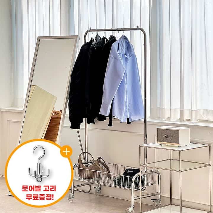 移動式スチールハンガーラック[3サイズ]