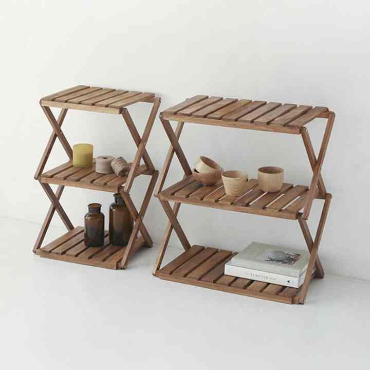 DUGLAS アカシア シェルフ 3段［2サイズ］