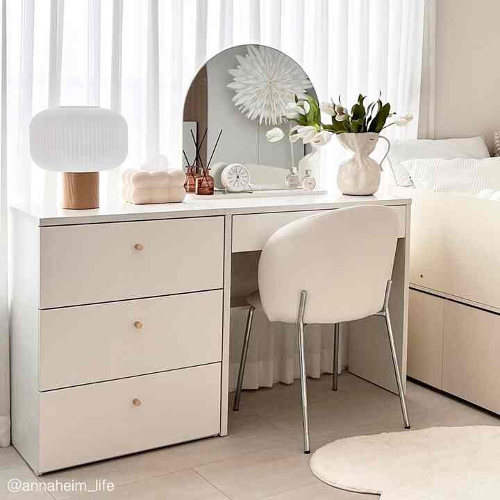 Gamgak 1段 引き出し付きドレッサー[2色]