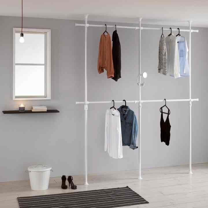 ネオスペース ベーシック 2段2列ハンガーラック［2色］