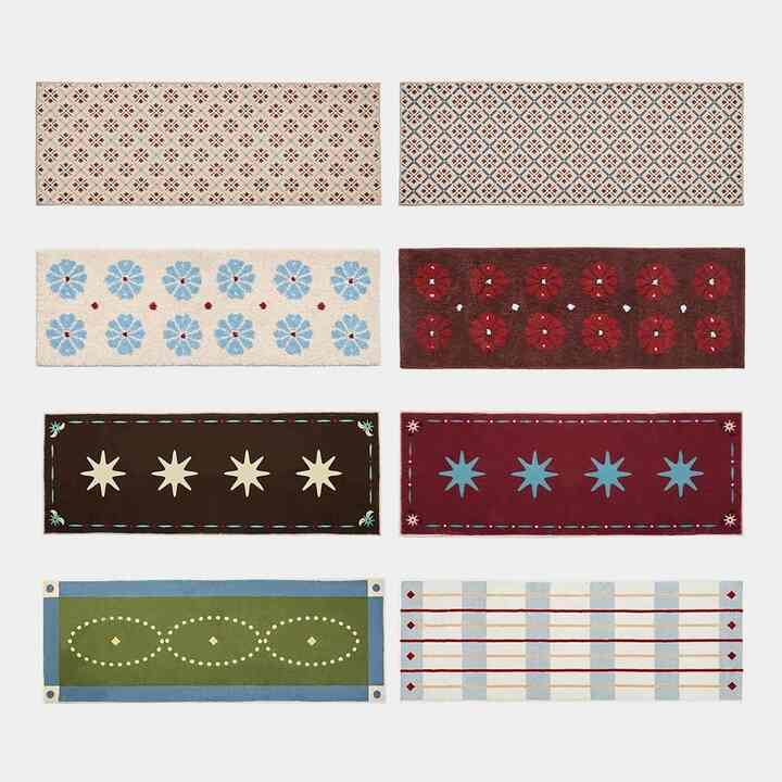 デザイン キッチンマット［17色］