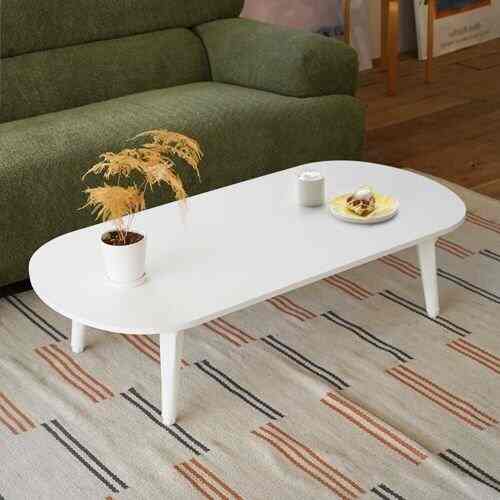 marble classic 楕円形 折りたたみテーブル［6色・3サイズ］