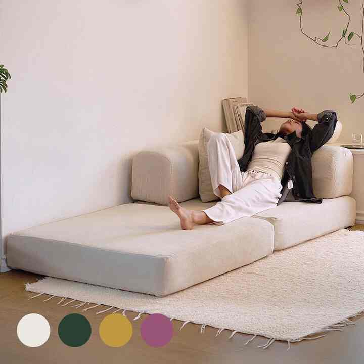 BEAR 1人掛け ソファベッド［4色・2種］