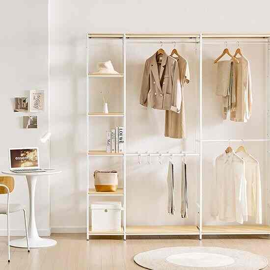 URBAN ハンガーラック ホワイト［2種・5サイズ］