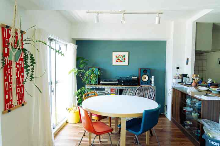 🇯🇵 4LDK｜ミッドセンチュリーと北欧と民藝家具が調和した部屋