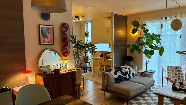 🇯🇵 2LDK｜猫ちゃんと暮らす🐈木の温もり×カラフルインテリア