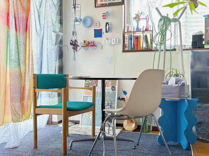 🇯🇵 1LDK｜北欧ヴィンテージ家具をベースにしたカラフルなおうち