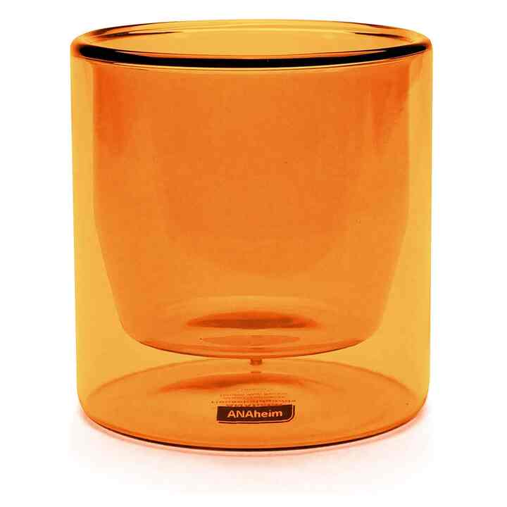 ダブル ウォール タンブラー 210ml アンバー