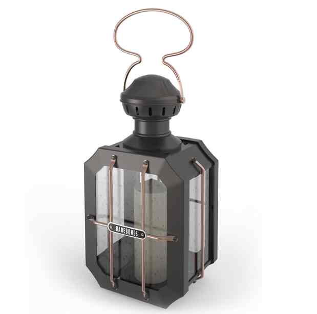 ボックスキャンドルランタン ブラック ONE