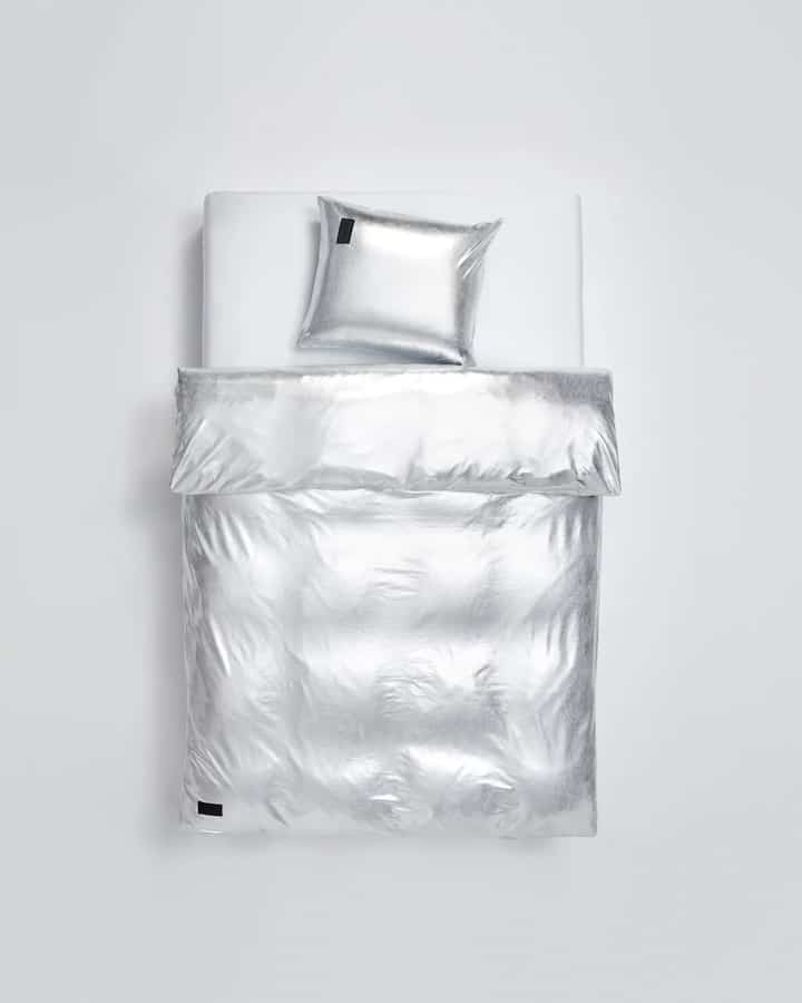 Nude duvet cover Metallic silver 布団カバー