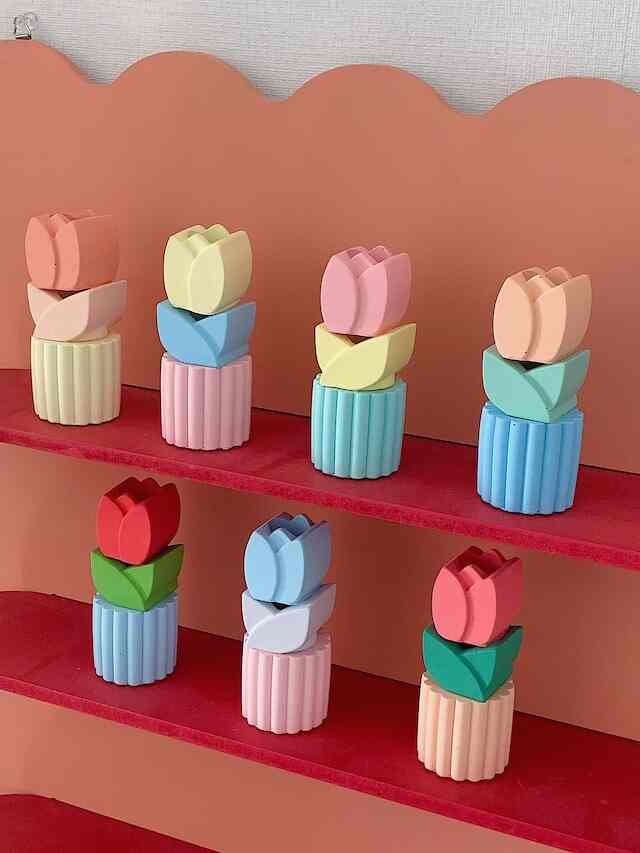 tsumiki flower vase / tulip