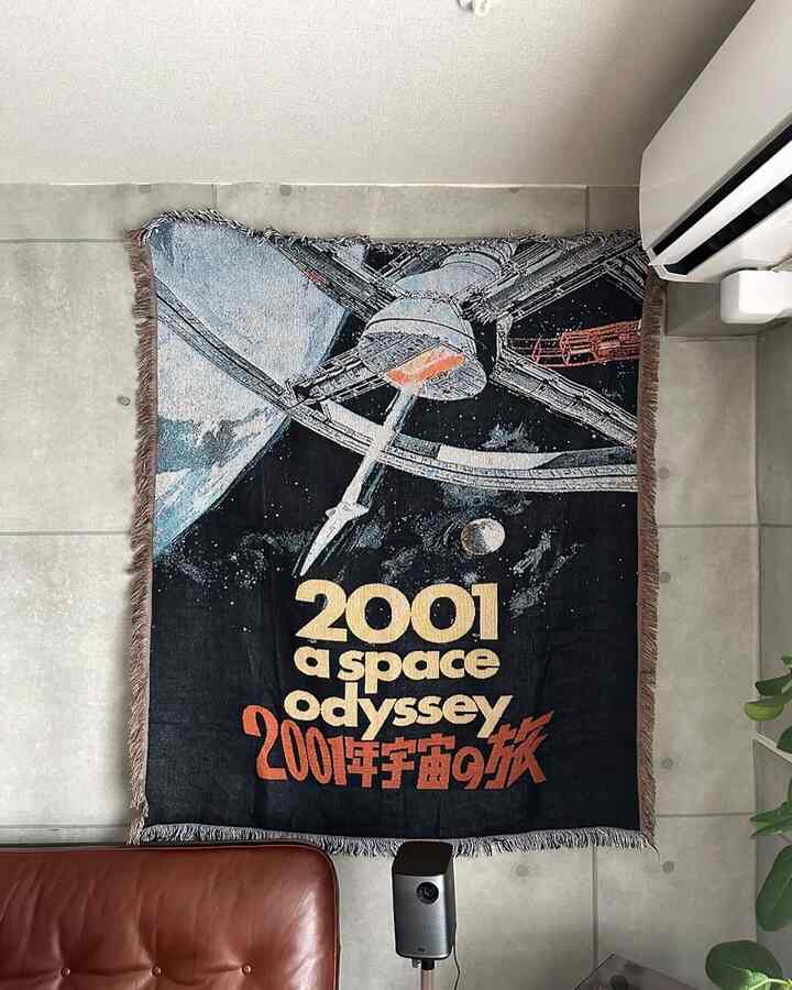 2001年宇宙の旅 映画 ブランケットラグ 130X160cm