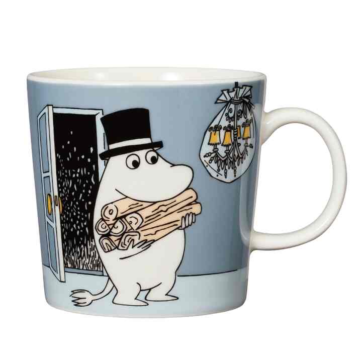 ムーミン クラシック マグ 0.3L ムーミンパパ グレー