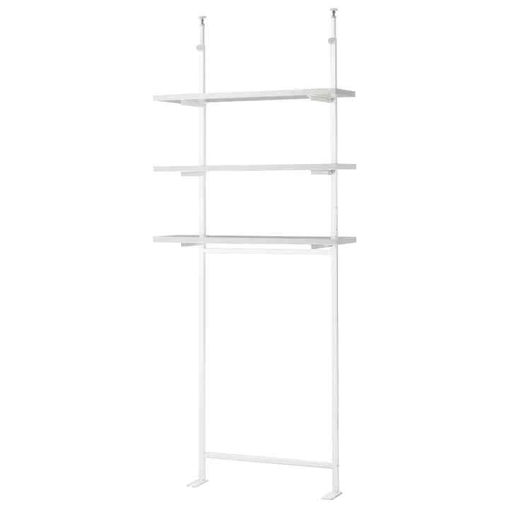 突っ張り式スペースラック 壁面用 幅89.5cm・3段