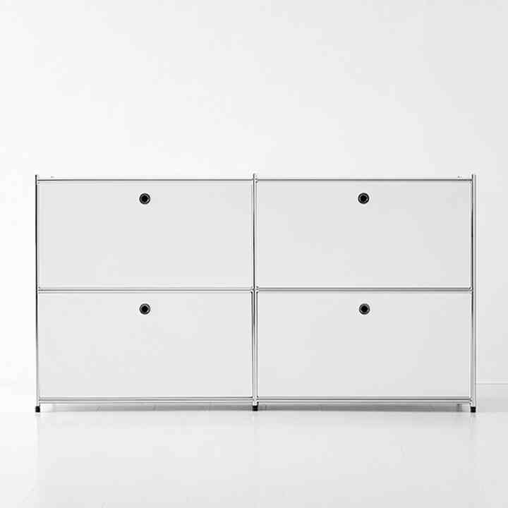 SIMPLIE 2段2列 モジュールタイプ 4扉 BC018［4色］