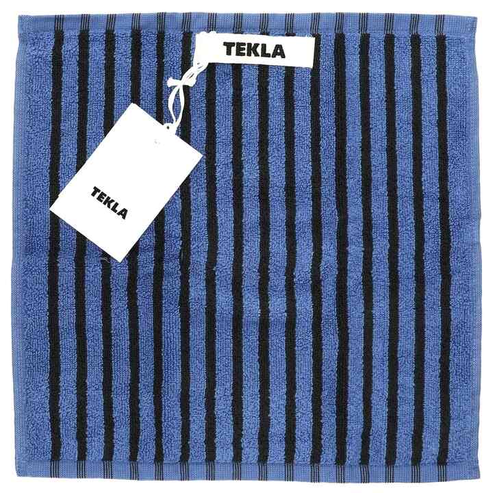 ハンドタオル ストライプ コア コレクション 30×30cm (Blue & Black)