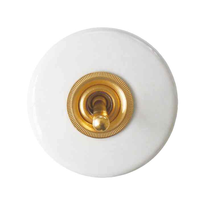 陶器スイッチ ホワイト