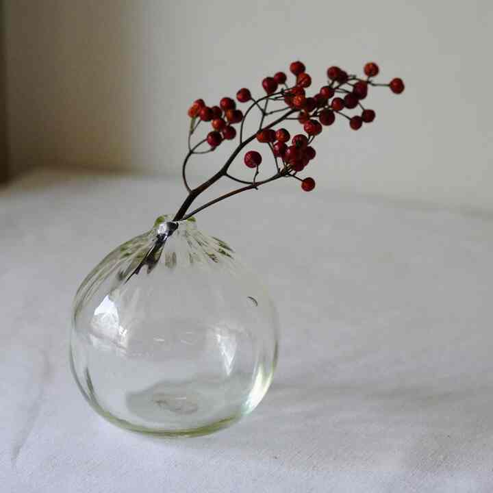 網目丸壺 石川硝子工藝舎