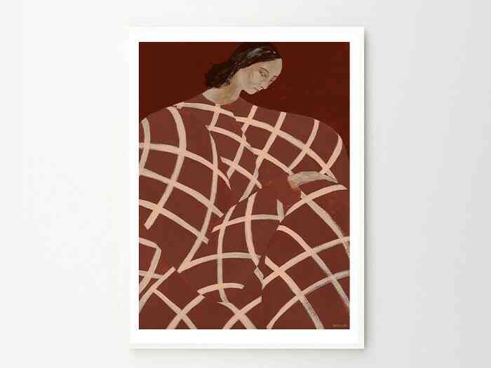 Sofia Lind Waiting At Art Et Metiers 50×70cm ポスター