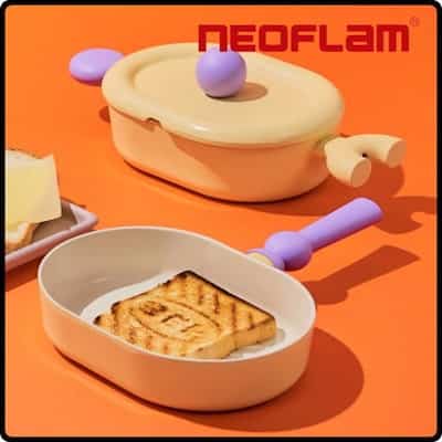 シグネチャー 2点セット (オーバル 鍋 24cm+グリルフライパン 24cm)