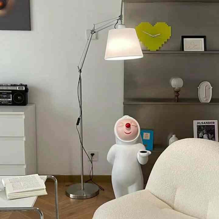 [小] 変形自在アーム フロアライト