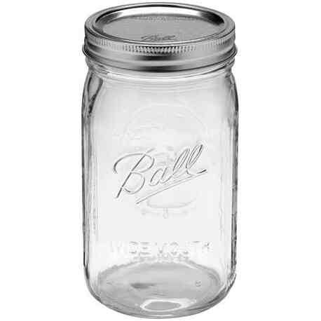 メイソンジャー ワイドマウス クリア