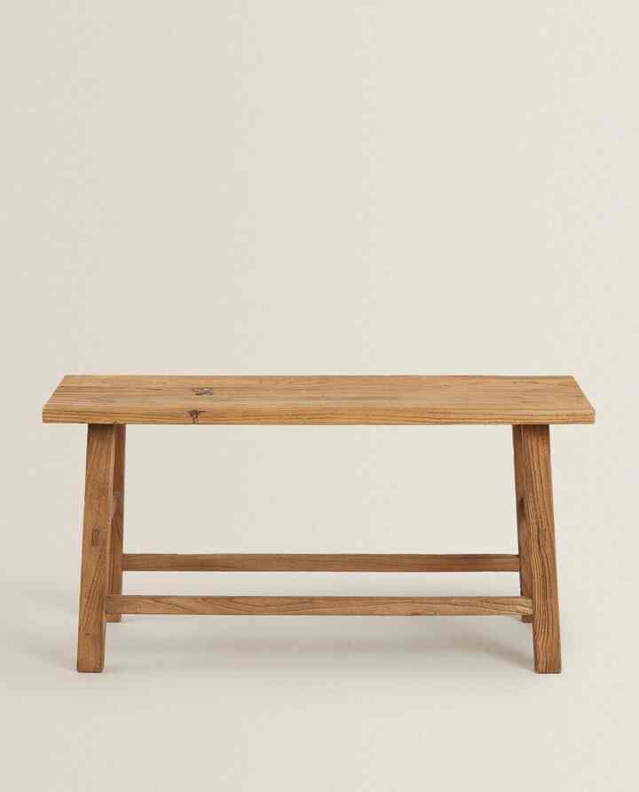 Elm Wood Bench