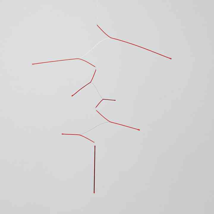 Hanging Kinetic Art Decor energy flow Handcrafted モビール［2色］