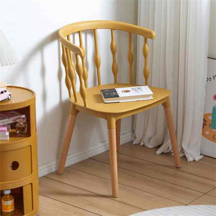 木目調 ダイニングチェア［5色］