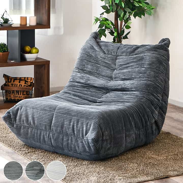 圧縮ソファ 1人掛け 1人がけソファ コーデュロイ生地